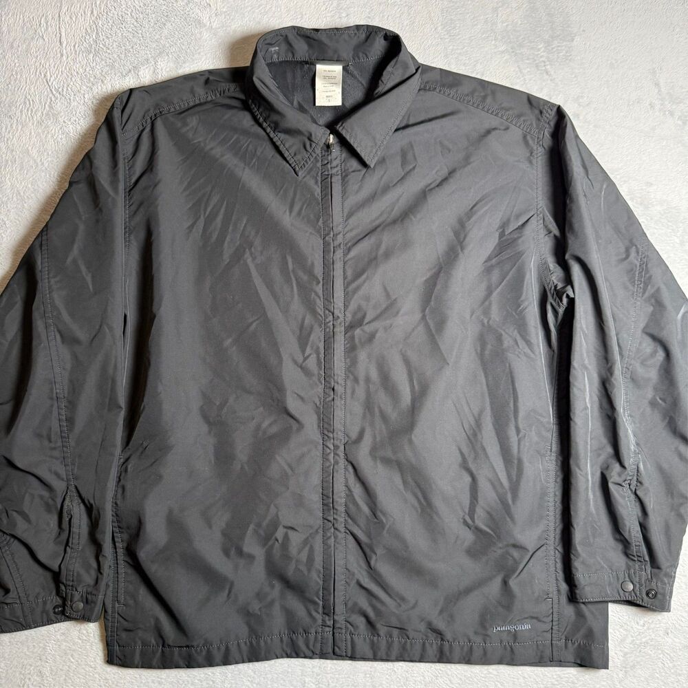 Rare Vintage Patagonia Winds Day Jacket Coach Jacket Black Large Spring 2005